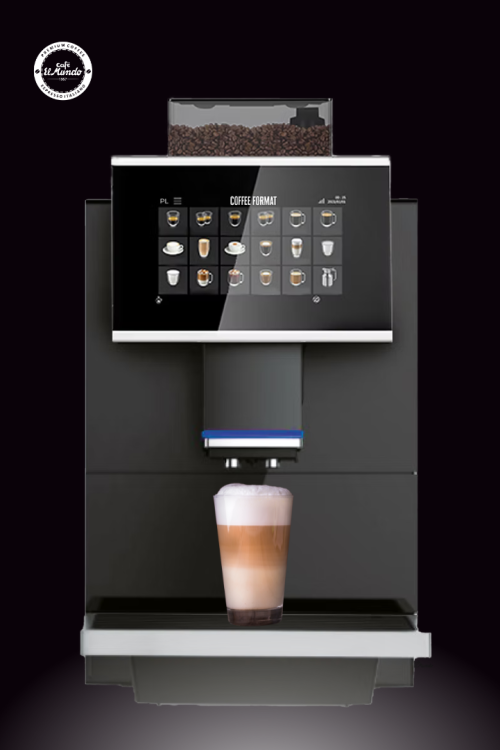 Ekspres do kawy automatyczny Coffee Format FIT W4L Black – wydajny ekspres do biura i gastronomii. Ekspres do hotelu , do kaw mlecznych . Full automat.