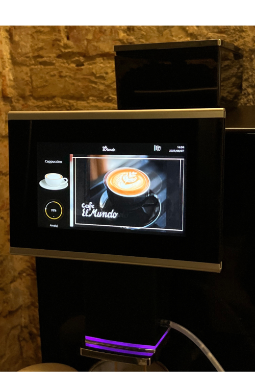 Dotykowy ekran 7 cali i ceramiczny młynek – najlepszy ekspres do kawy do hotelu i gastronomii. Coffee format Fit.