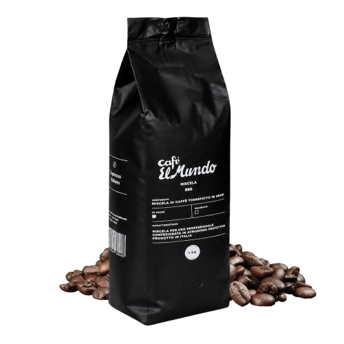 Włoska kawa ziarnista BBB ORO 1 kg – certyfikowana kawa premium Espresso Italiano