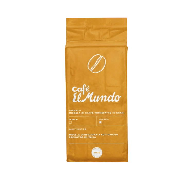 Kawa mielona Cafe El Mundo Moka Oro 500g – włoska kawa 100% Arabica premium
