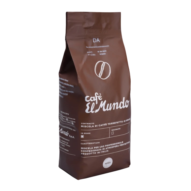 Cafe El Mundo DA CREMA 0,5kg – włoska kawa ziarnista premium