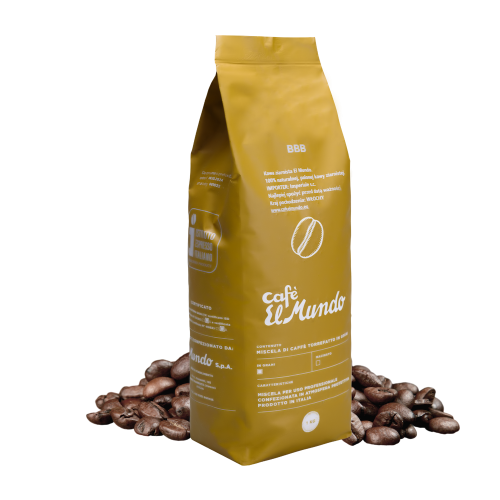 Włoska kawa ziarnista Cafe El Mundo BBB Oro 0,5kg – kawa premium do ekspresu