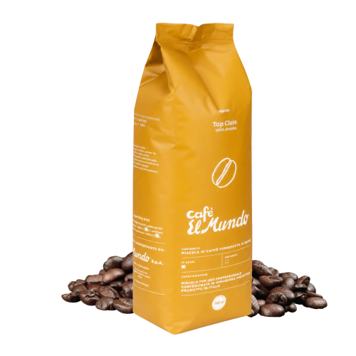 Włoska kawa ziarnista 100% Arabica Top Class Gold 0,5g – kawa premium do ekspresu